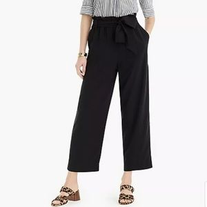 Point Sur wide leg crop pant paperbag waist